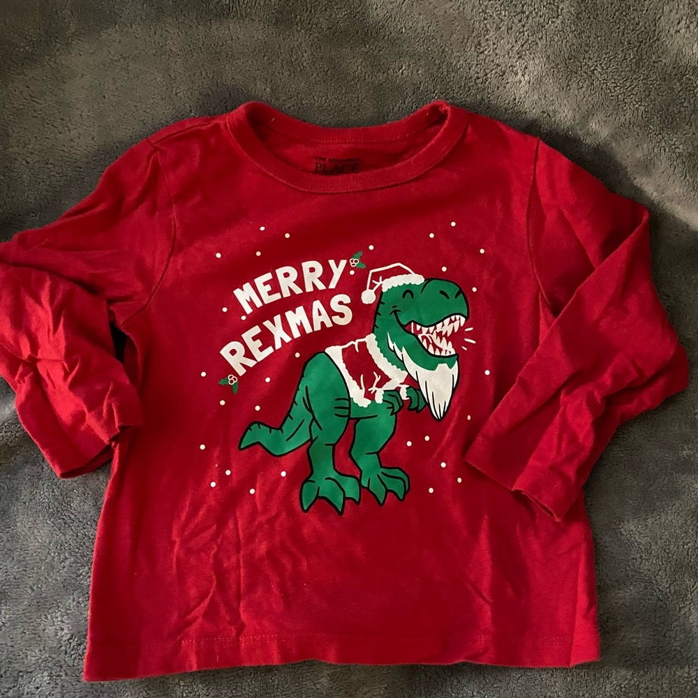 Merry Rexmas Christmas long sleeve t-shirt